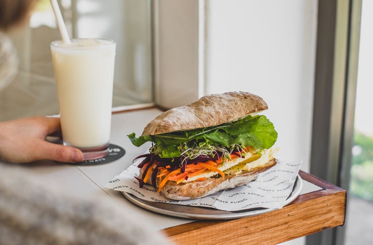 A sandwich from Good Ways Deli